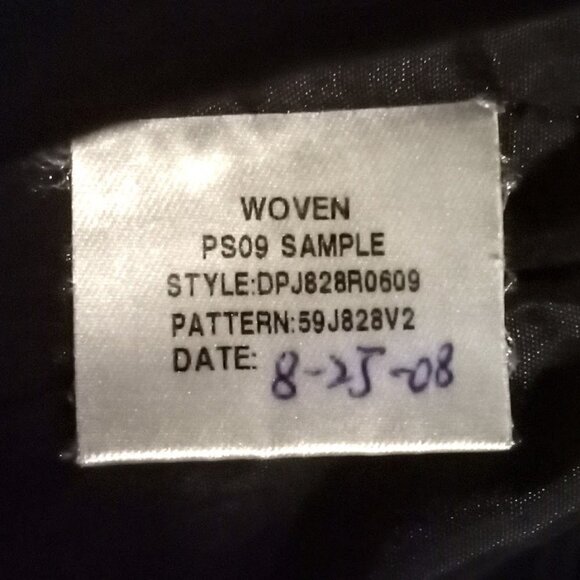 Alice + Olivia Black Silk Pleat Front Jacket - Picture 5 of 6